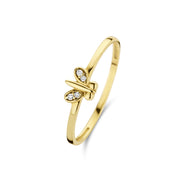 Beloro Jewels Della Spiga Farfalla 9 carat gold Ring BO330006-50