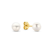 Beloro Jewels Monte Napoleone Perla 9 carat gold Ear Studs BO360004