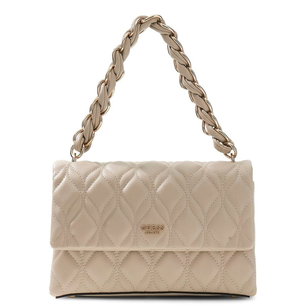Guess Maxine Light Taupe Bag Crossbody Bag HWQG97-33200-LTA