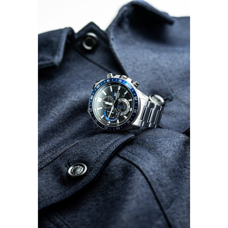 Edifice Classic Silver Watch EFV-620D-1A2VUEF-zoom-