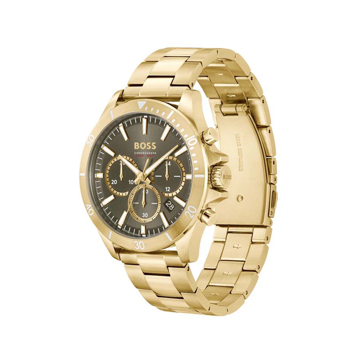 Hugo Boss BOSS TROPER Groen Heren Horloge 2002-HB1514059