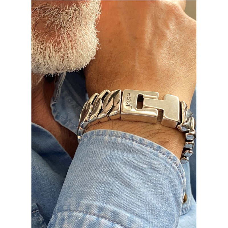 Josh Silver Bracelet 03504-BRA-S/L-zoom-