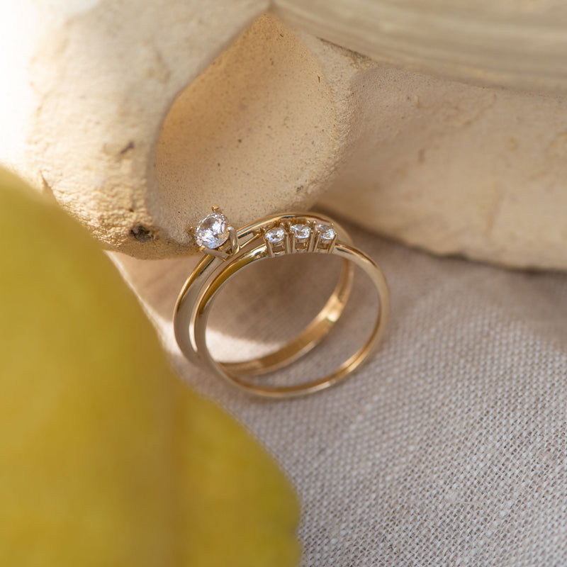 Beloro Jewels Monte Napoleone Stella 9 carat gold Ring BO330003-56-zoom-