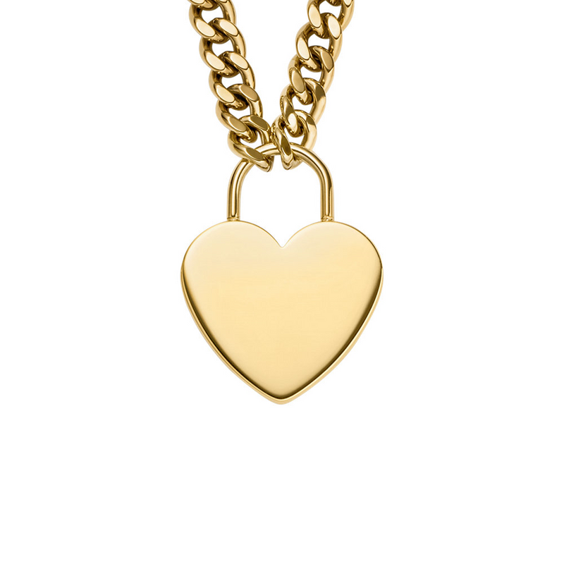 Fossil Sutton Stainless Steel Women's Necklace JF04958710-zoom-