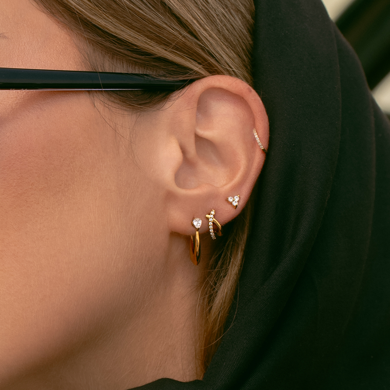 Mockberg Kenza Ines Gold Plated Earrings MB1717-zoom-