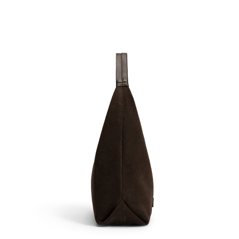 Isabel Bernard Honoré Grace mini dark brown suede handbag  IB21132-131-zoom-