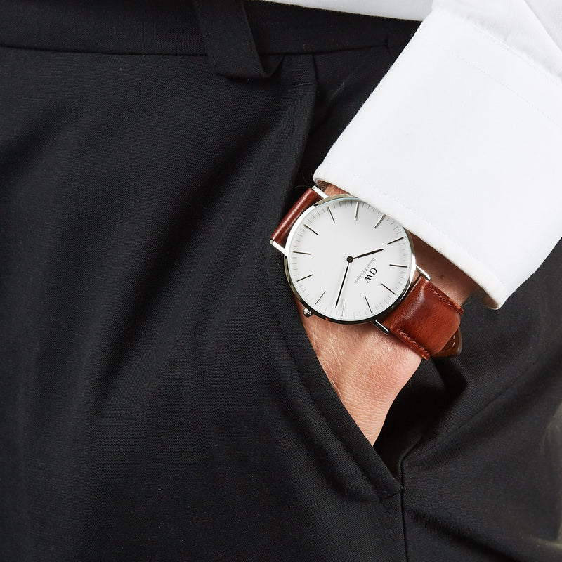 Daniel Wellington Classic St. Mawes Brown Watch DW00100021-zoom-