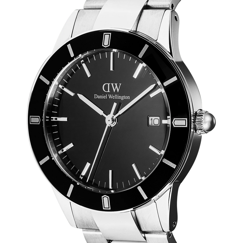 Daniel Wellington Iconic Paradigma Black Enamel Men's Watch DW00100822-zoom-