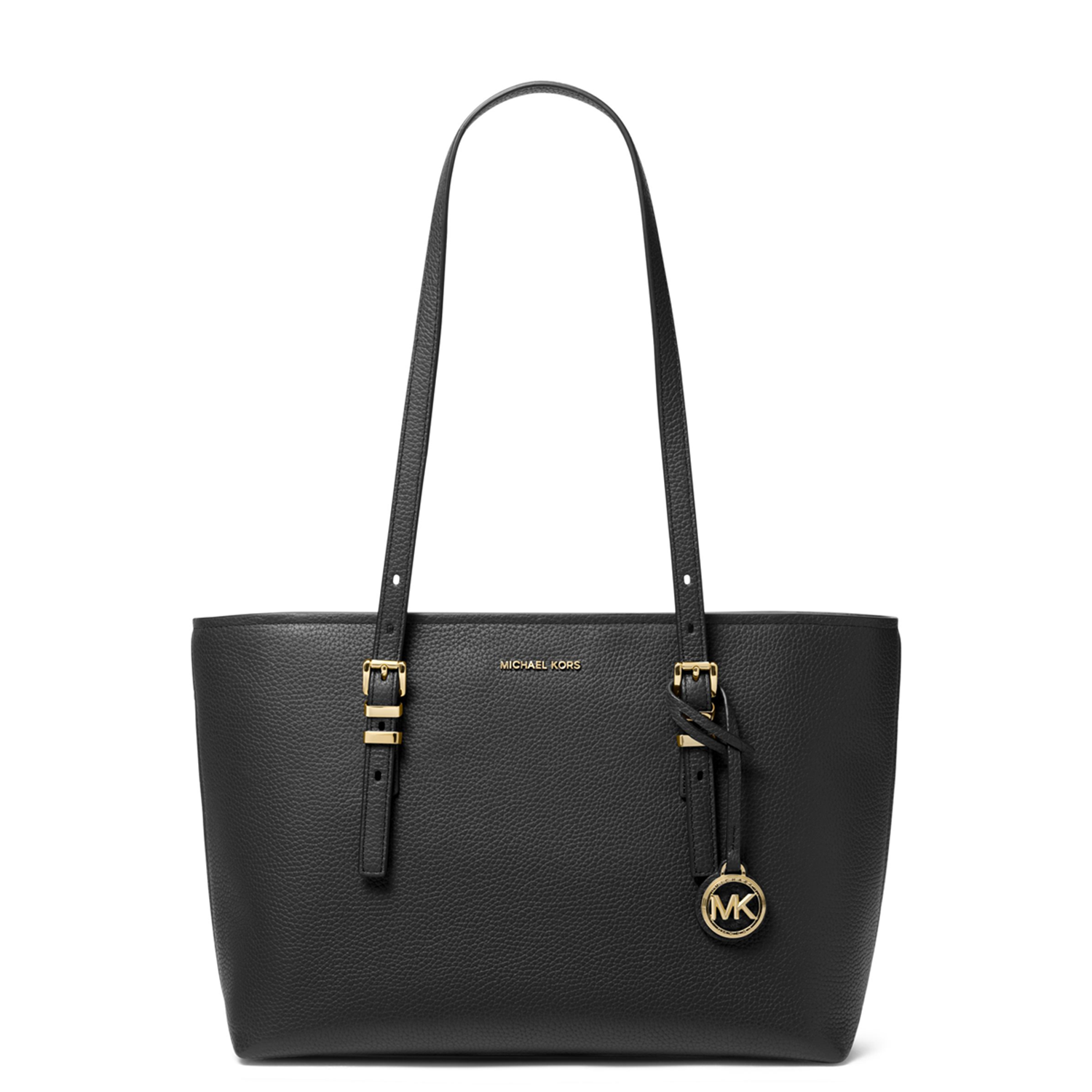 Michael Kors Quinn Black Tote Leather Bag 30T5GQNT2L-001 Michael Kors Quinn Black Tote Leather Bag 30T5GQNT2L-001
