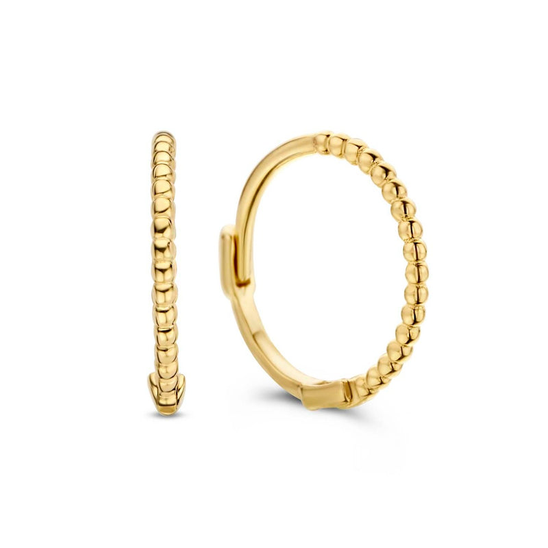 Jackie Gold 14 karat gold Hoop Earrings JKE20.038-zoom-