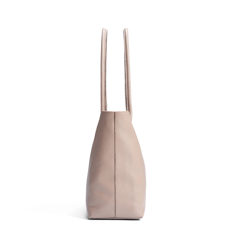 Isabel Bernard Honoré Elin Taupe calfskin leather shoulder bag IB25111-078-zoom-