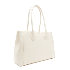 Isabel Bernard Honoré Cloe Crème Calfskin Leather Handbag IB25077