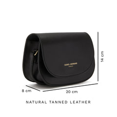Isabel Bernard Montmartre Manon Black NatuurLeather Crossbody bag IB21110