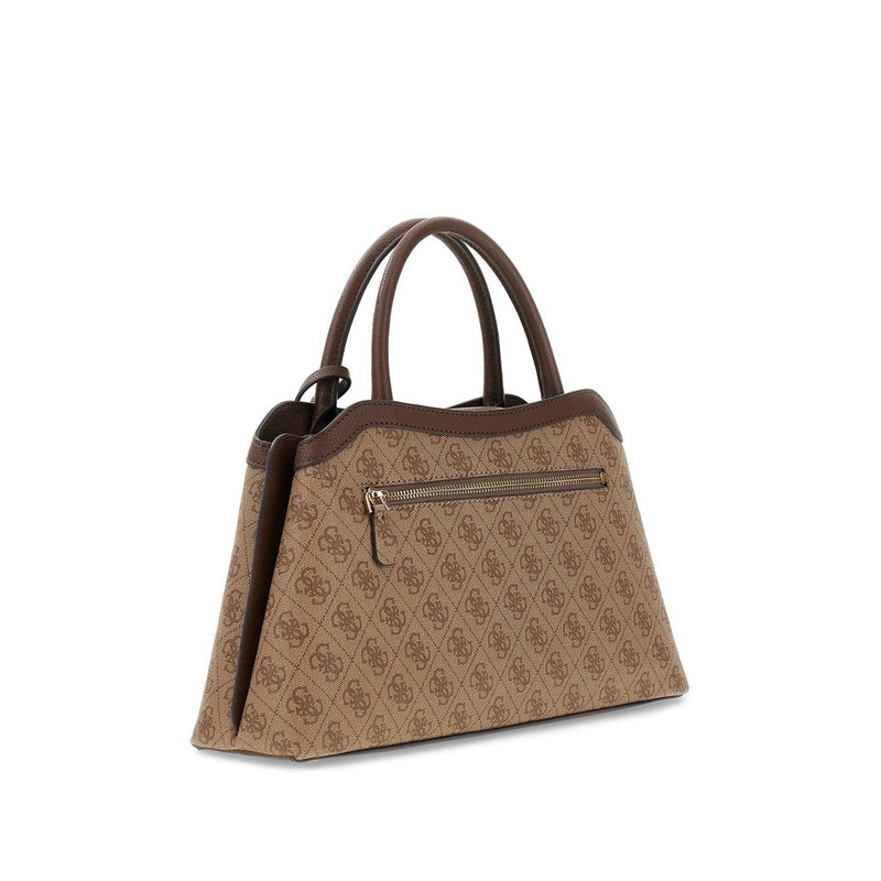 Guess Lindsey Latte Logo Lindsey Girlfriend Handbag HWSG97-49060-LTL-zoom-