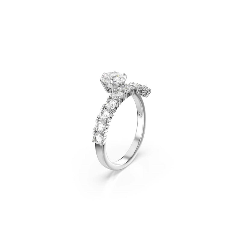 Swarovski Matrix Crash Silver-Tone Ring 5753573-zoom-