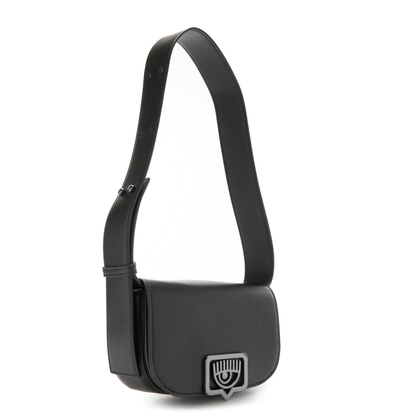 Chiara Ferragni Eyelike Black Shoulder Bag 75SB4BBB-ZS517-899