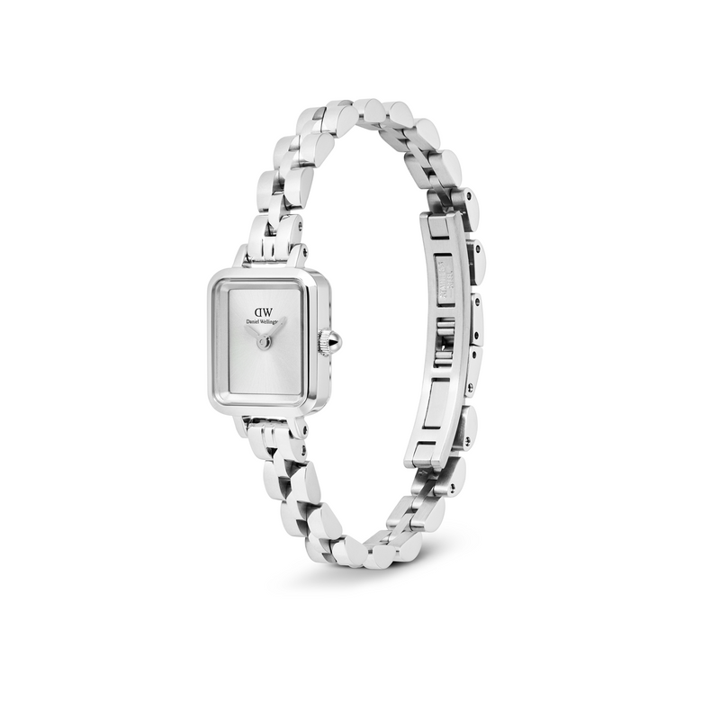 Daniel Wellington Petite & Quadro Mini Arch Silver Women's Watch DW00100844-zoom-