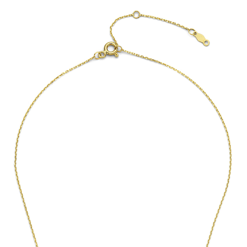 Isabel Bernard De la Paix Christine 14 Carat Golden Necklace | diamond 0.10 ct | IBD350003-zoom-