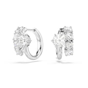 Swarovski Matrix Crash Silver-Tone Earrings 5753572