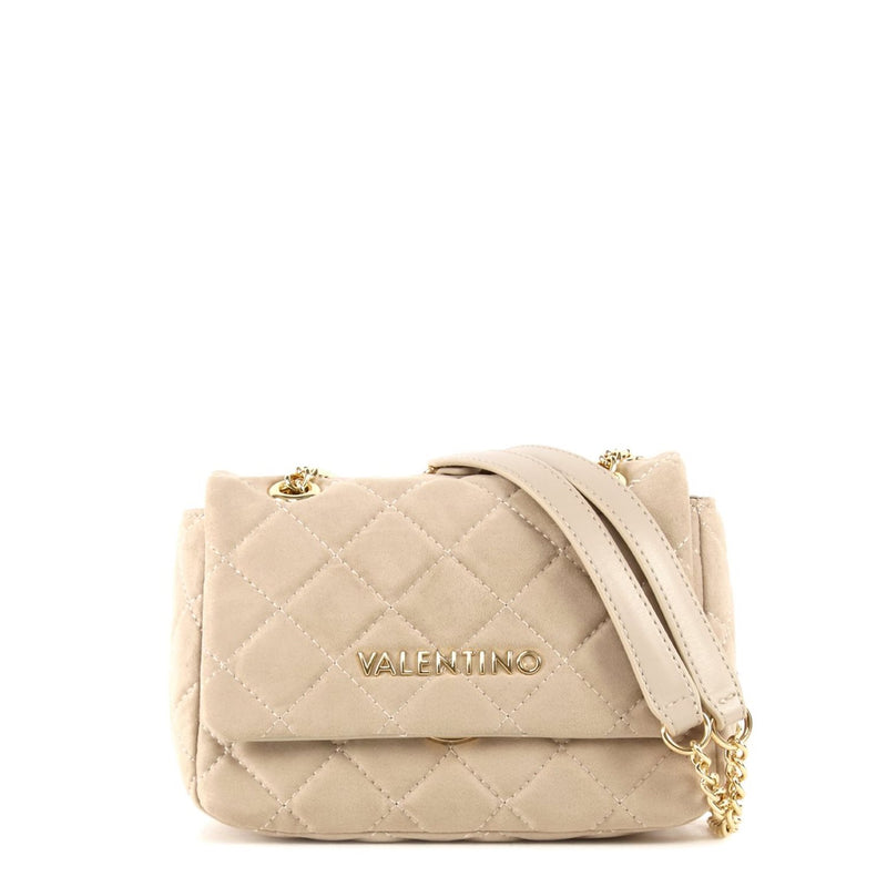 Valentino Bags Ocarina Suede Ecru Flap Bag VBSA9B05ECRU-zoom-