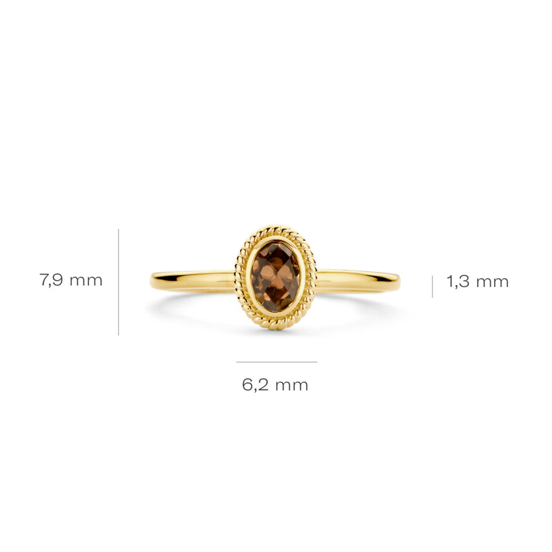 Blush 14 karat gold Ring 1239YBQ/52-zoom-