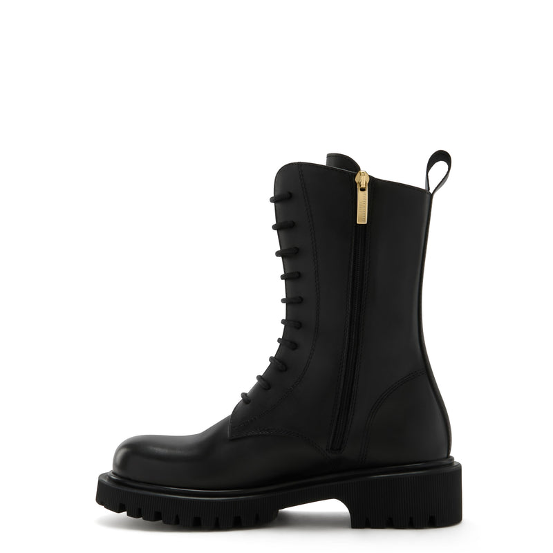 Isabel Bernard Vendôme Myrthe Black Calfskin Lace-up boots IB53008-01-36-zoom-