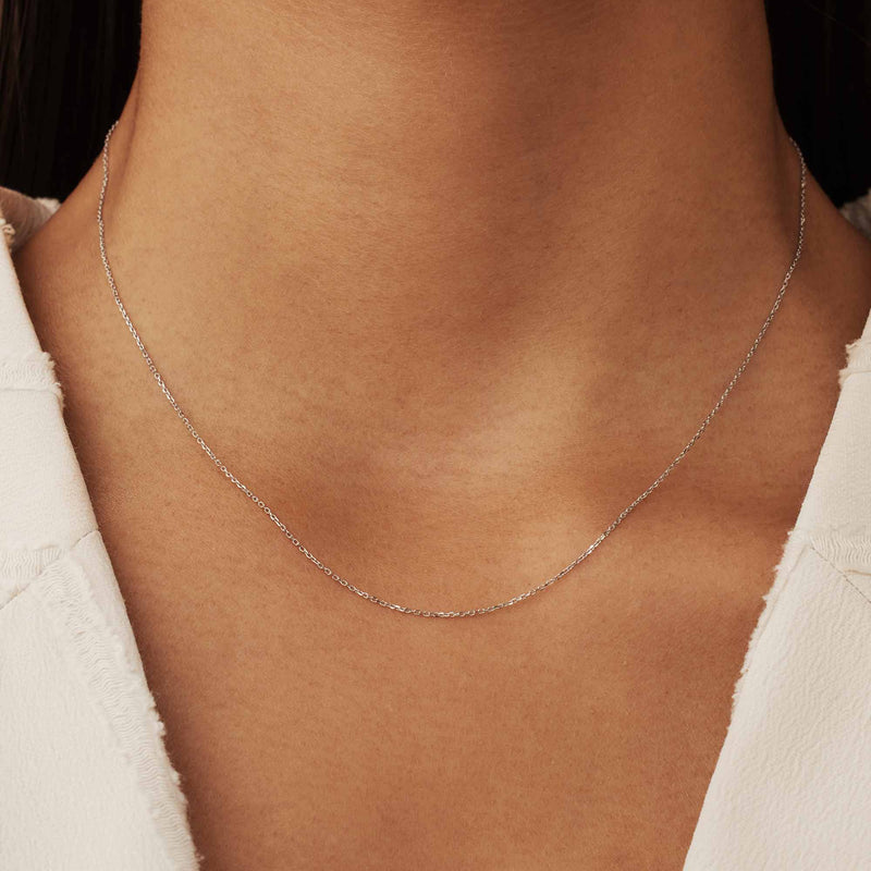 Isabel Bernard Saint Germain Nicole 14 Carat Whitegold Necklace IB340119-zoom-