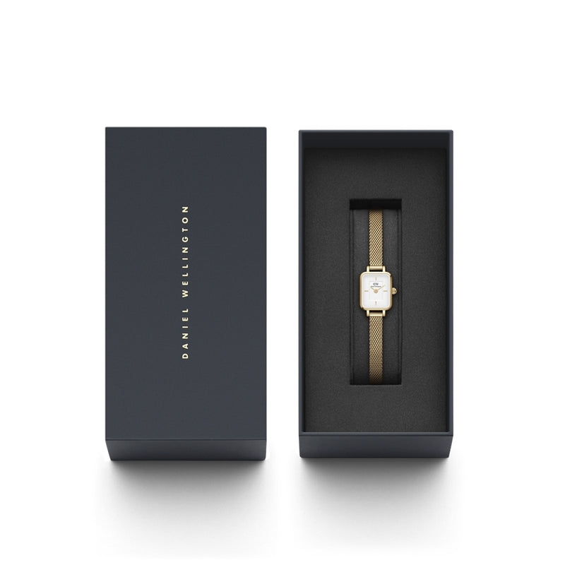 Daniel Wellington Quadro Mini Gold Watch DW00100725-zoom-