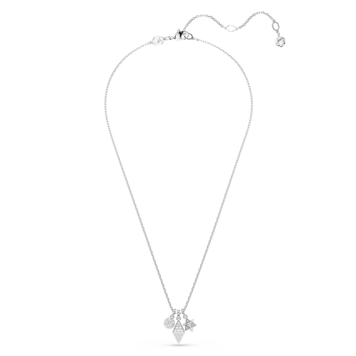 Swarovski Dextera Silver Coloured Metal Necklace 5700288