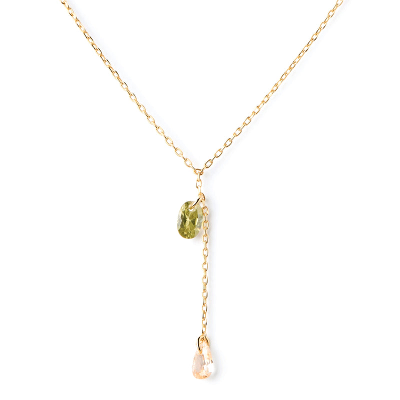 P D Paola Color 18 karat gold plated Necklace CO01-863-U-zoom-