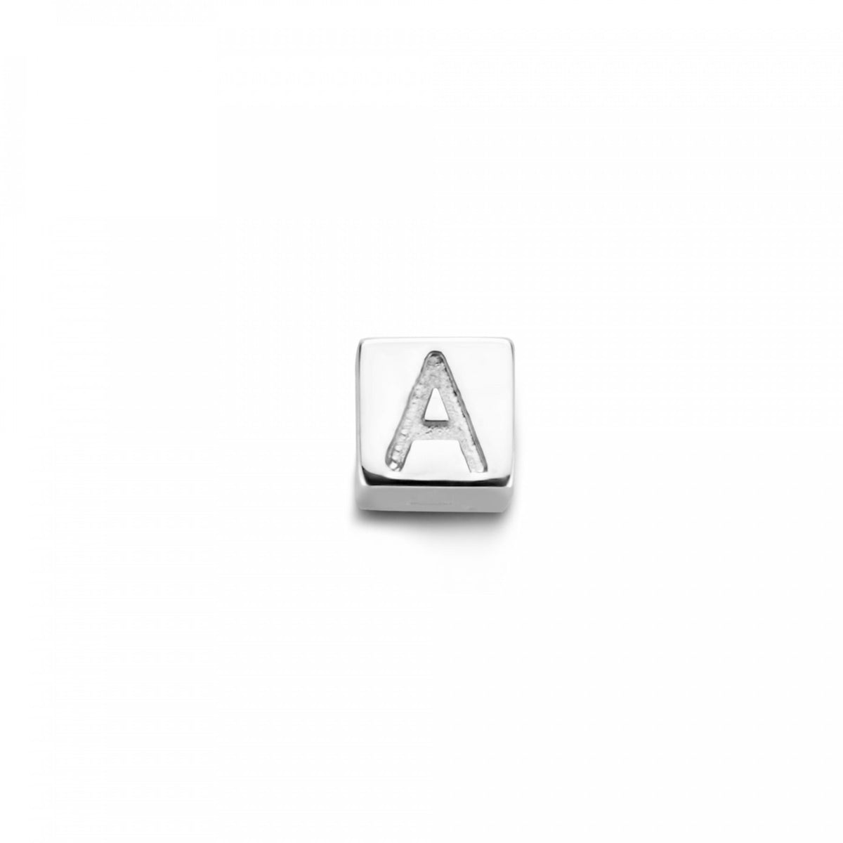 Isabel Bernard Saint Germain Felie 14 Carat Whitegold cube Charm IB350051